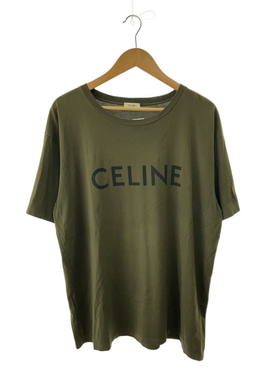 【中古】CELINE◆21SS/プルオーバー/L/綿織物/KHK/2X681501F【メンズウェア】