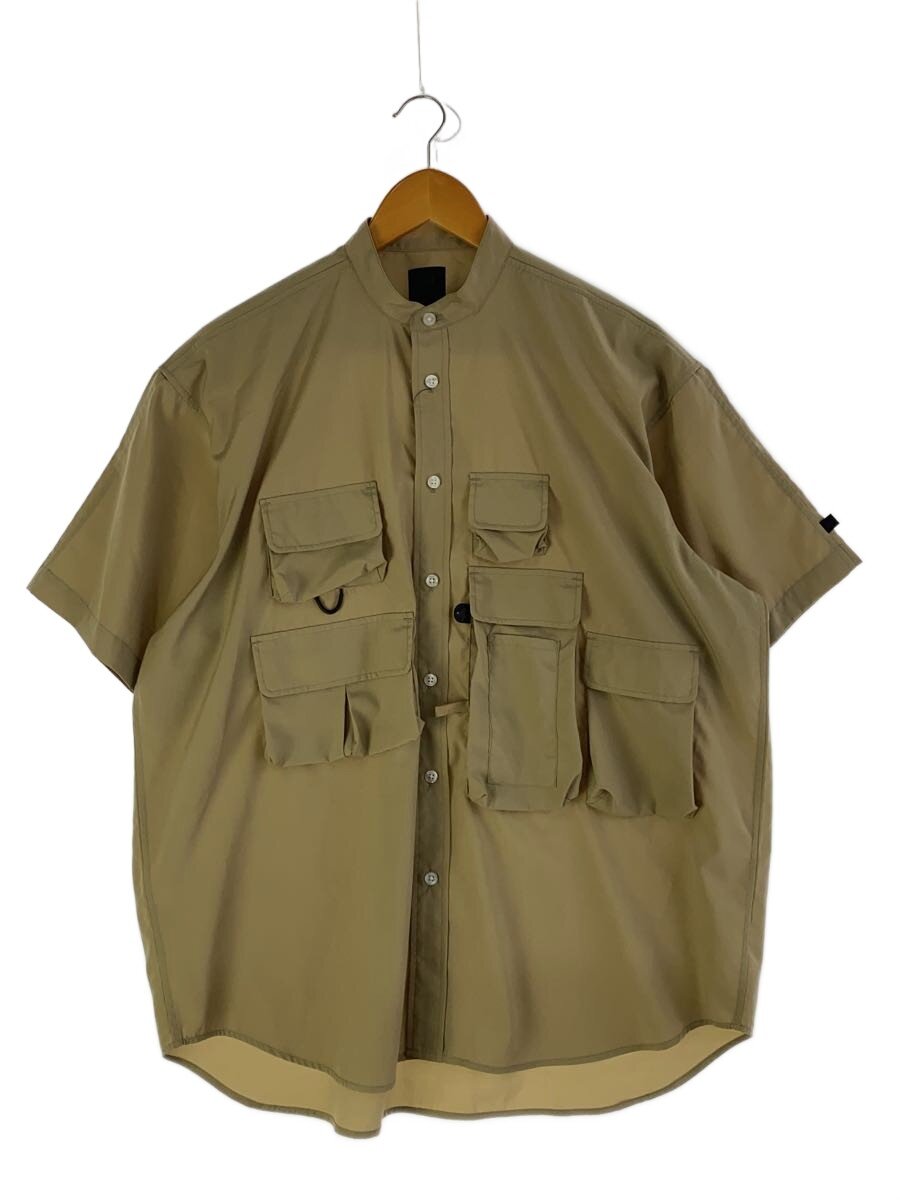 【中古】DAIWA PIER39◆半袖プルオーバー/S/ポリエステル/BEG/無地/BE-85121【メンズウェア】