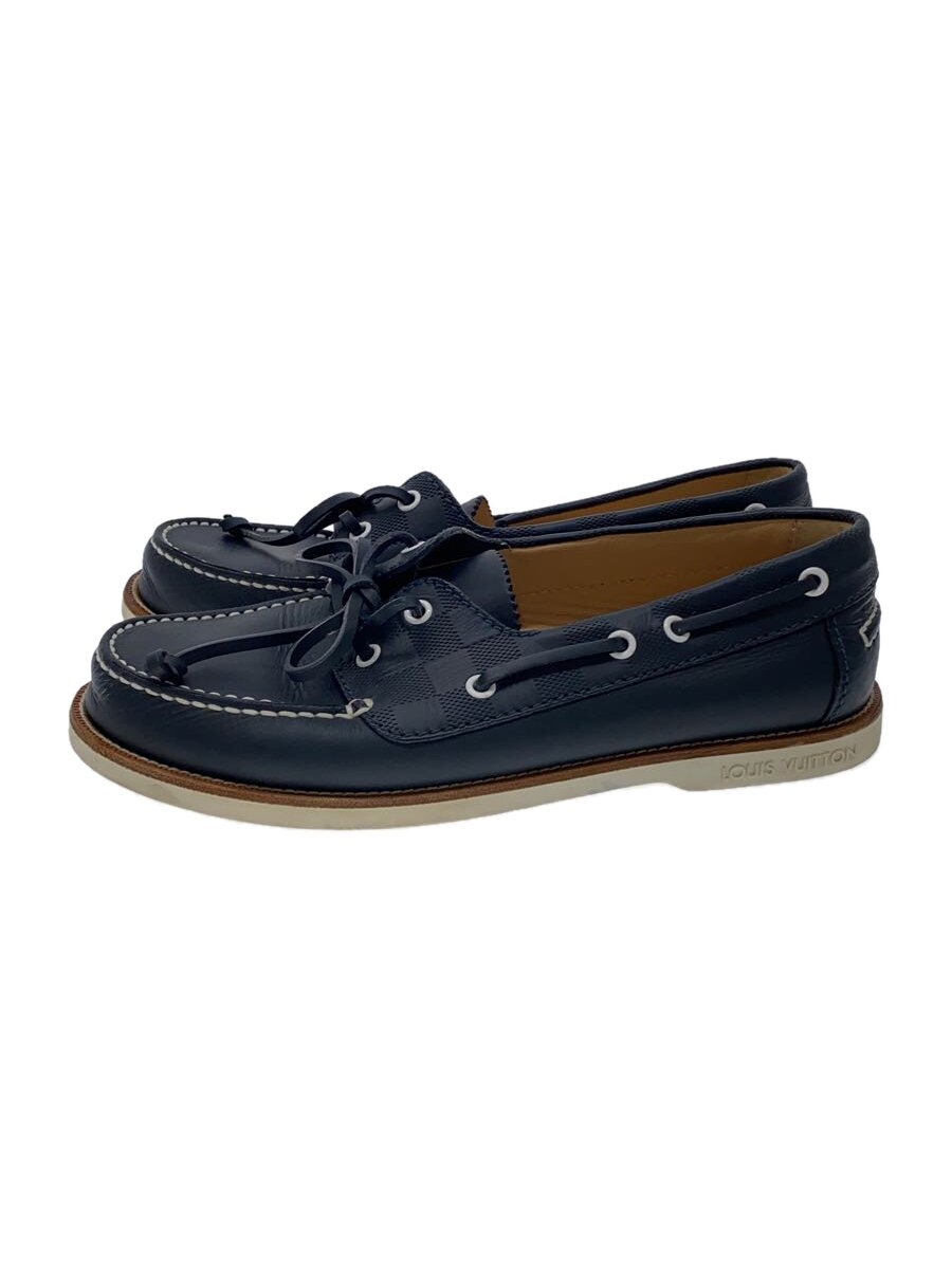 【中古】LOUIS VUITTON◆ローファー/US6.5/BLK/レザー【シューズ】｜2ｎｄ STREET 店