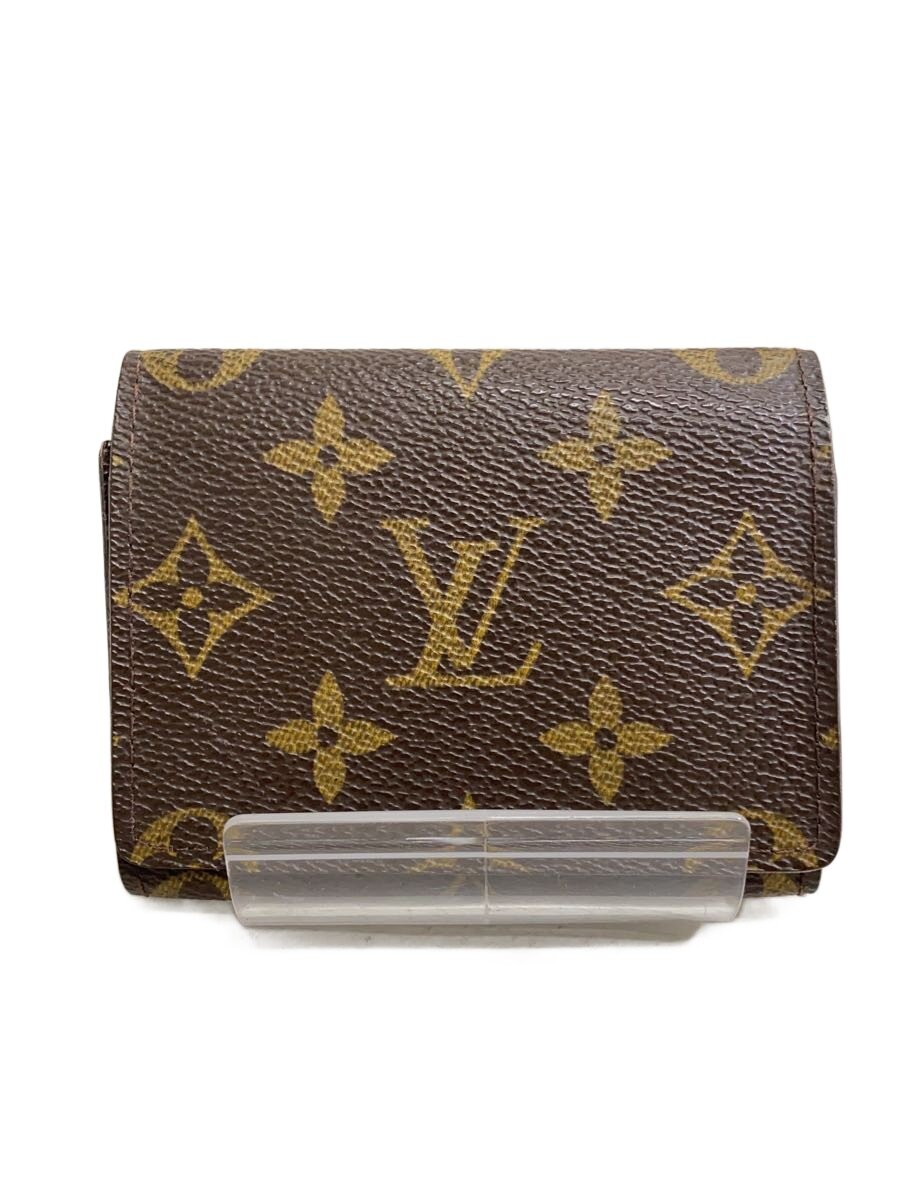 【中古】LOUIS VUITTON◆アンヴェロップ・カルト・ドゥ・ヴィジット_モノグラム・キャンバス/PVC/BRW/レディース【服飾雑貨他】｜2ｎｄ STREET 店