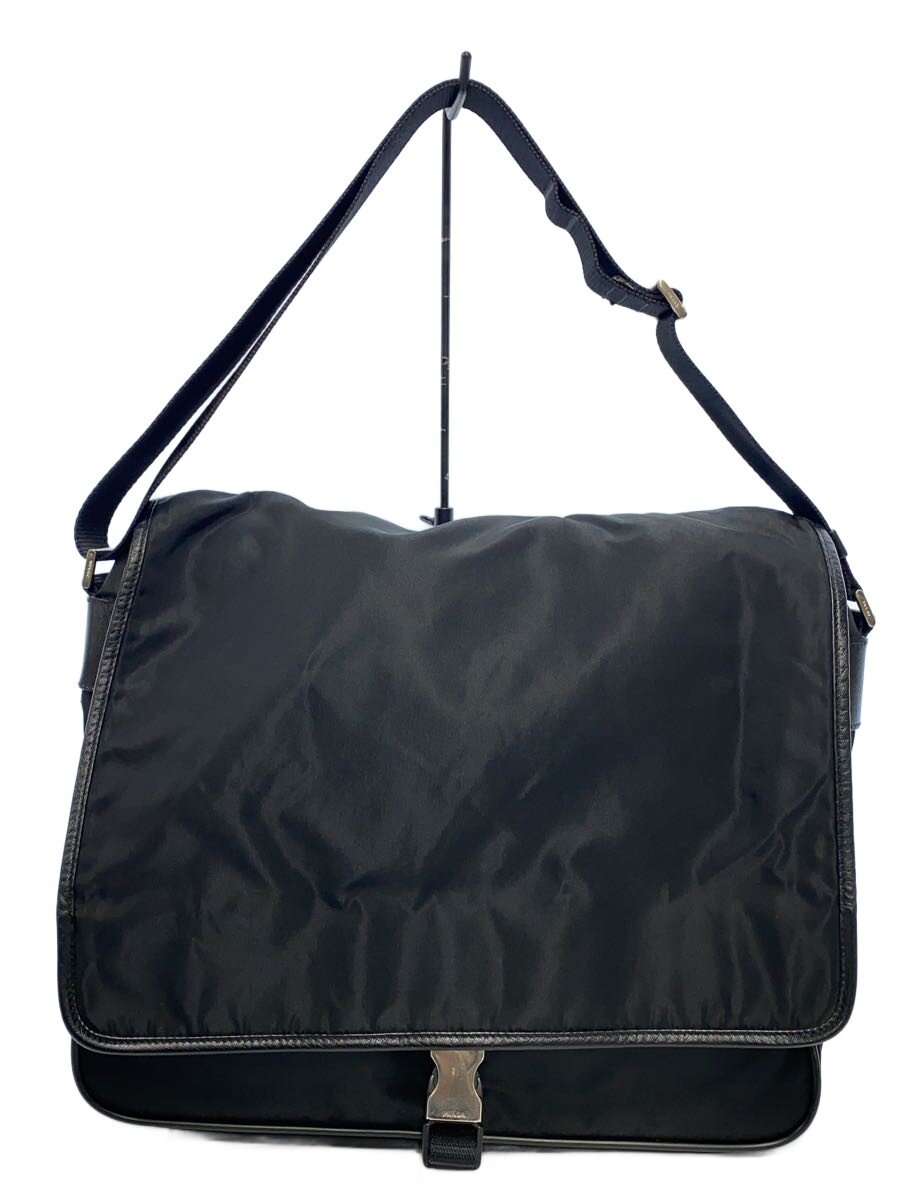 【中古】PRADA◆ショルダーバッグ/ナイロン/BLK/角スレ有【バッグ】｜2ｎｄ STREET 店 24,235円