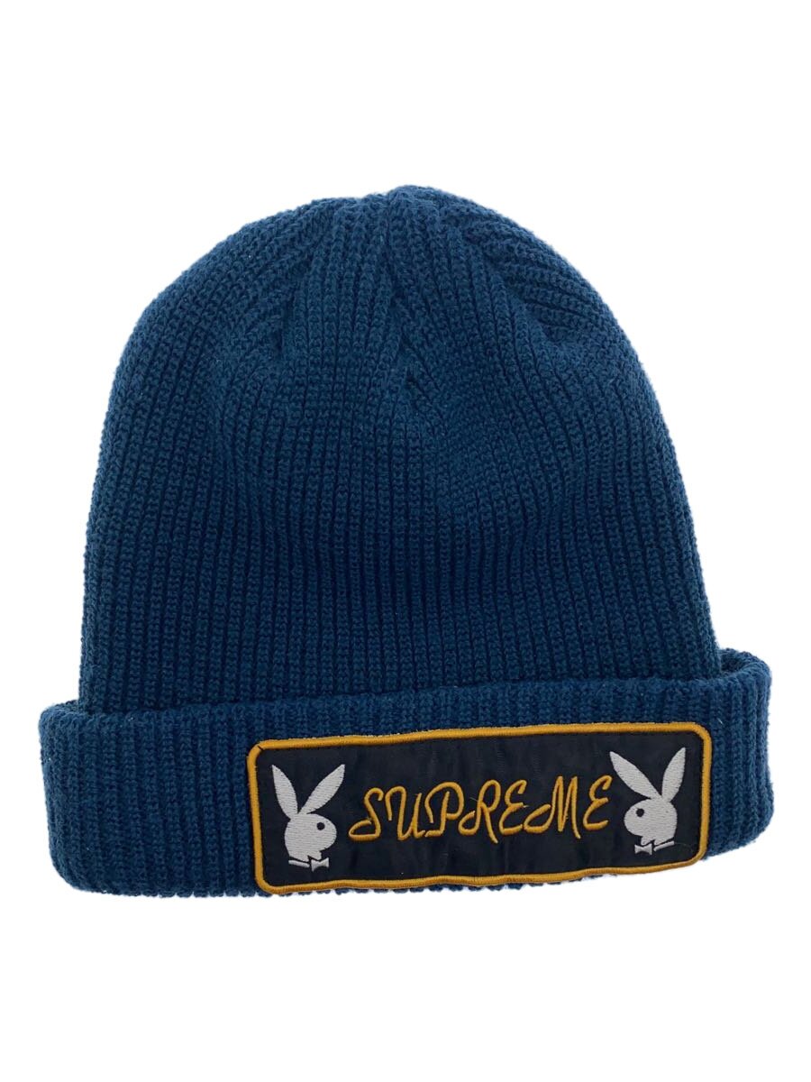 【中古】Supreme◆シュプリーム/16AW/PLAYBOY BEANIE/ニットキャップ/--/アクリル/BLU/無地/メンズ【服飾雑貨他】｜2ｎｄ STREET 店