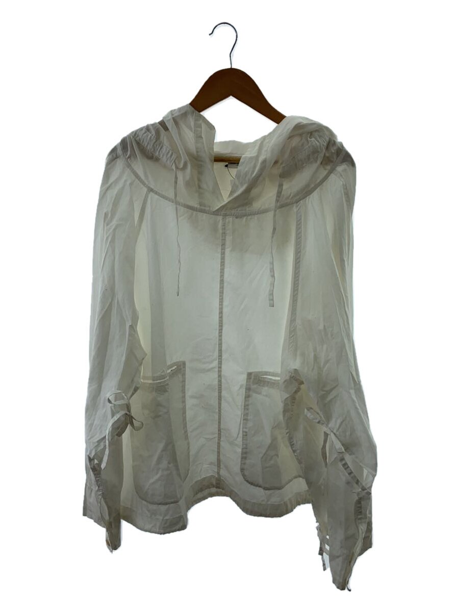 【中古】DRIES VAN NOTEN◆24AW パーカパーカー/ティーシャツS/綿織物/白いこと【メンズウェア】