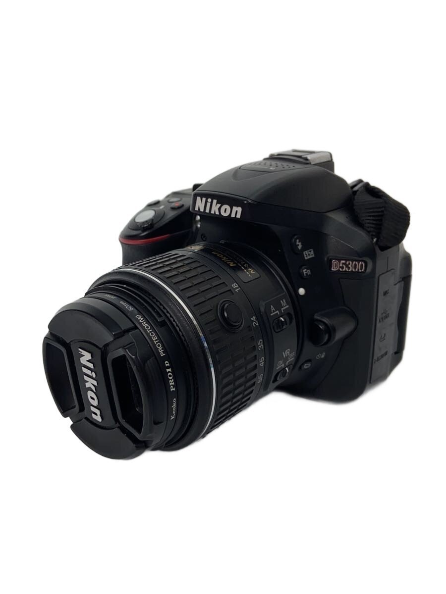 【中古】Nikon◆デジタル一眼写真機 D5300 ダブルズームキット [黒いこと]//【写真機】