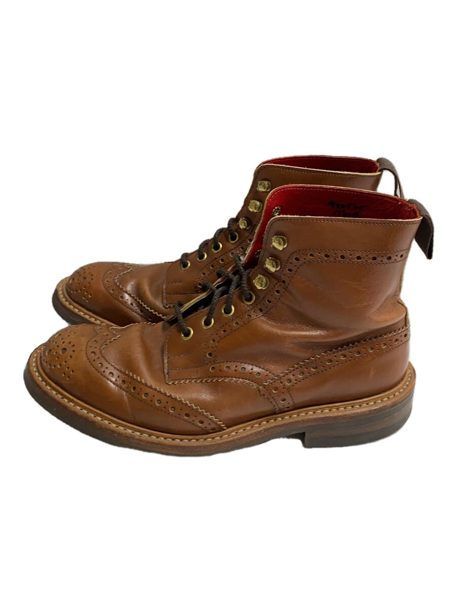 【中古】Tricker’s◆カントリーブーツ/赤銅色/M7018【シューズ】