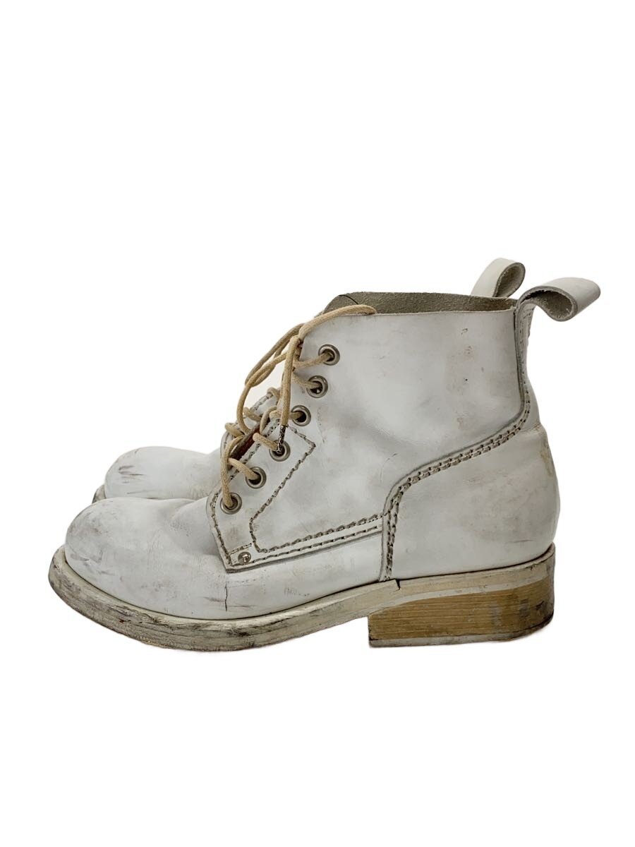 【中古】DIRK BIKKEMBERGS◆ブーツ/42/ホワイト/レザー【シューズ】|2nd STREET 店