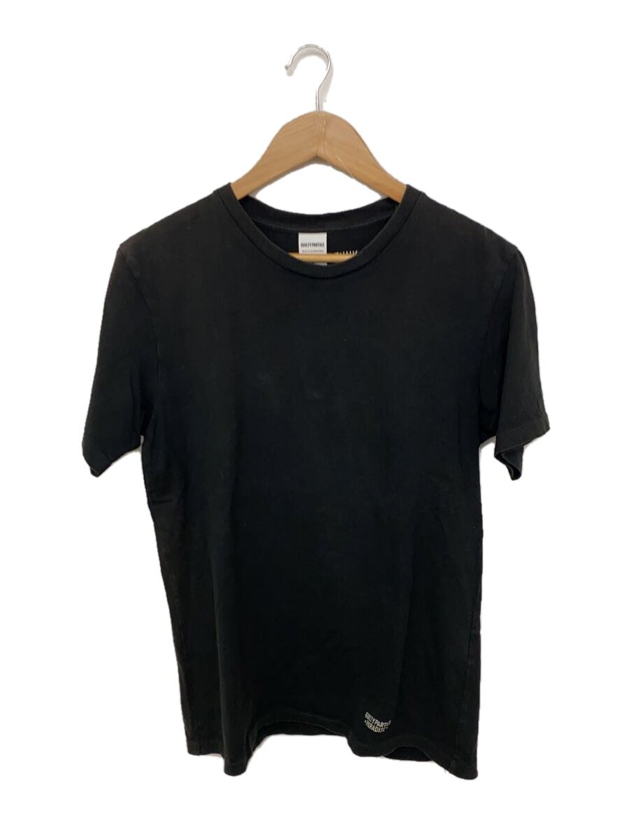 【中古】WACKO MARIA◆プルオーバー/M/綿織物/BLK/刷り上げる【メンズウェア】