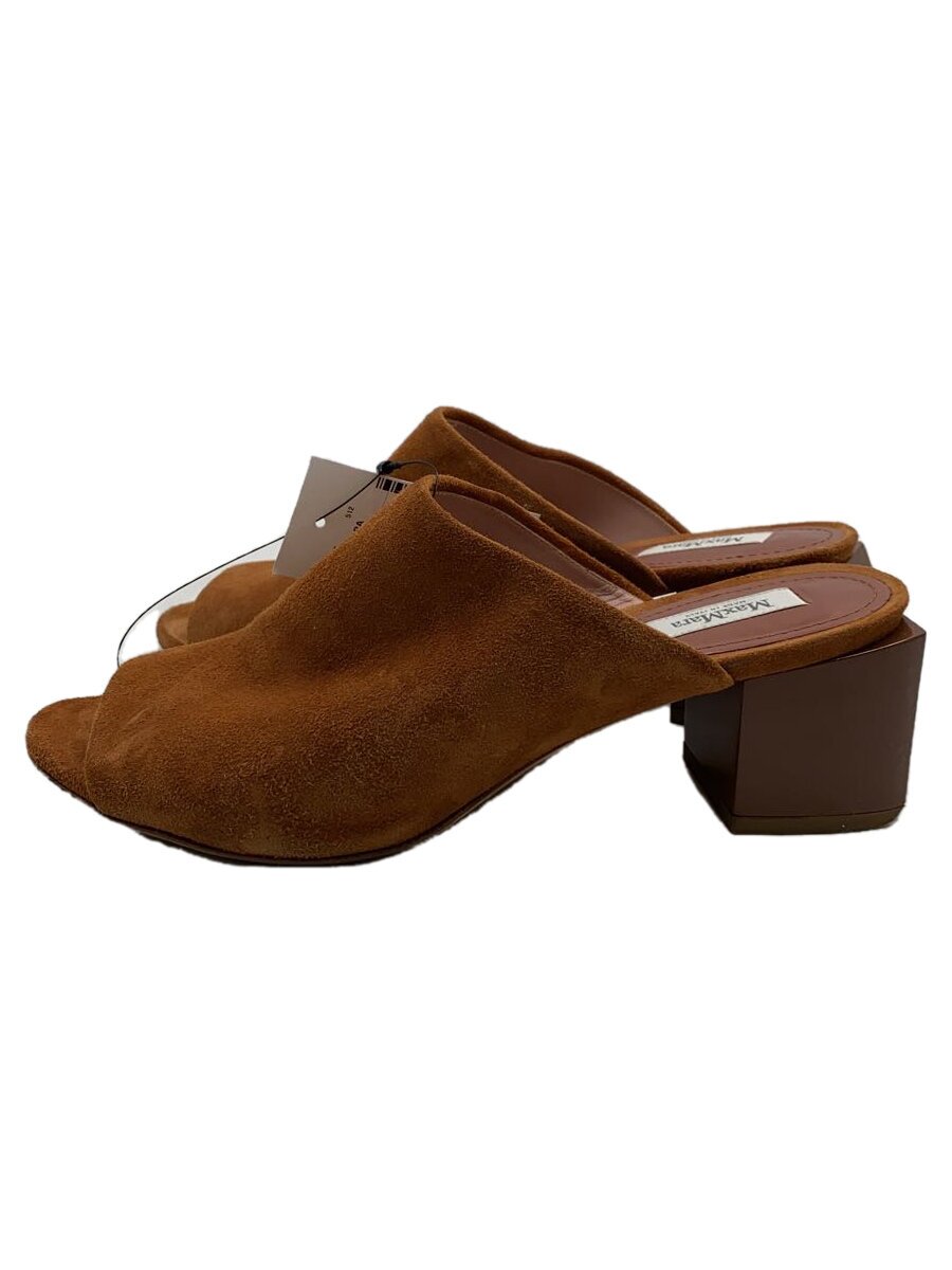 【中古】MAX MARA◆AVERSA/サンダル/36/BRW/スウェード【シューズ】