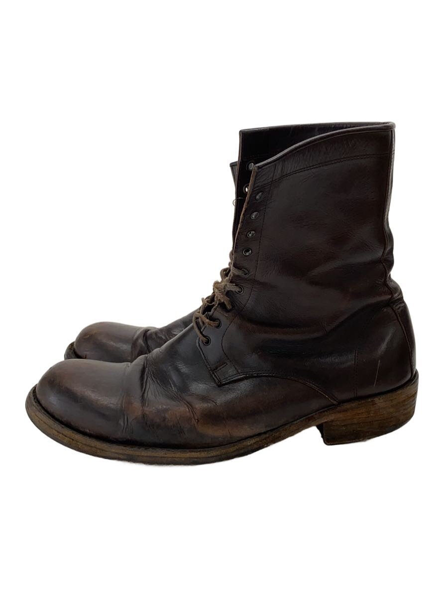【中古】KAZUYUKI KUMAGAI ATTACHMENT◆コンバットブーツ/42.5/BRW/レザー【シューズ】｜2ｎｄ STREET 店