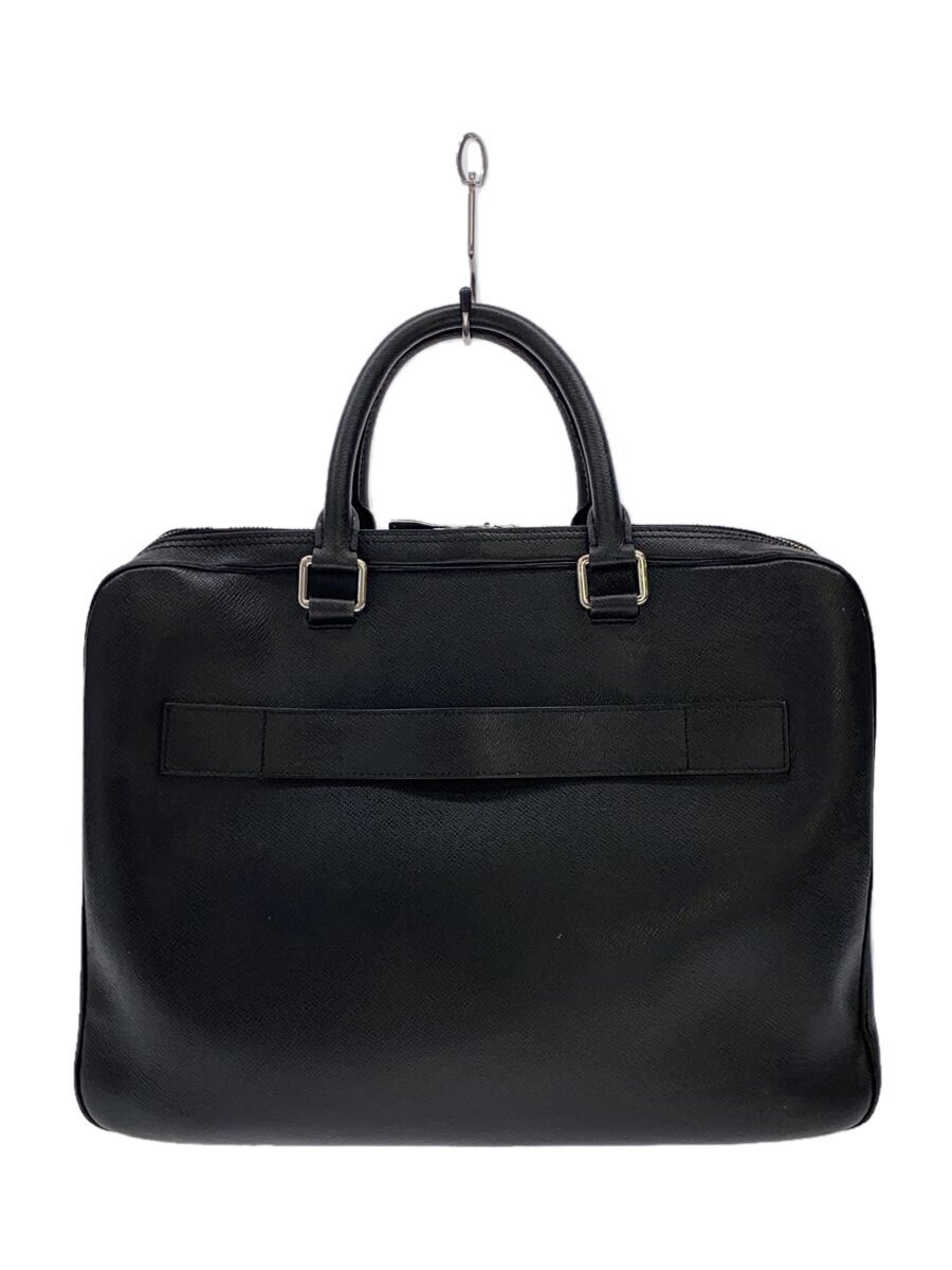 【中古】LOUIS VUITTON◆ポルト・ドキュマン・ビジネスGM_五分五分ガ/なめし革/BLK/M32942【御徒面子】