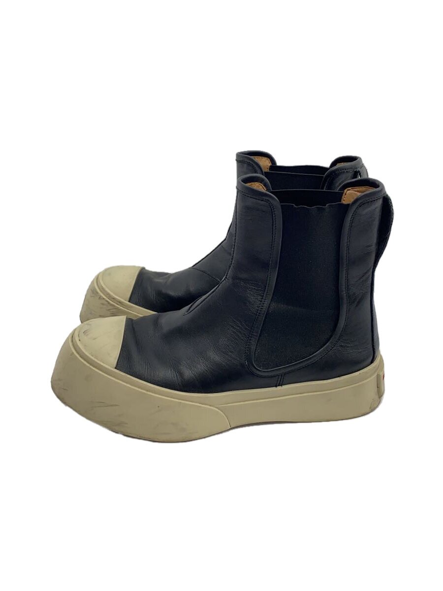 【中古】MARNI◆PABRO/ハイカットスニーカー/40/BLK/なめし革/TCZW000502【シューズ】