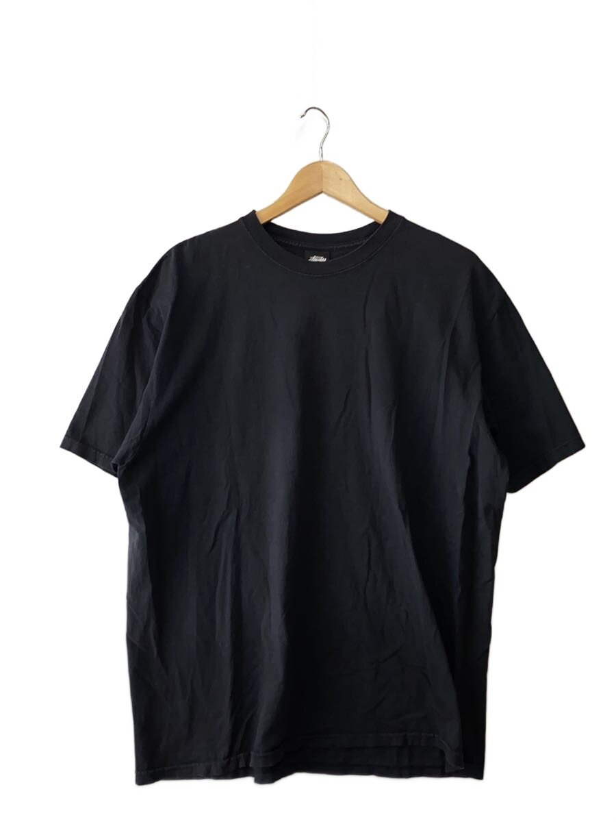 【中古】STUSSY◆BUANA TEE PIGMENT DYED/ティーシャツ/L/綿織物/BLK//【メンズウェア】