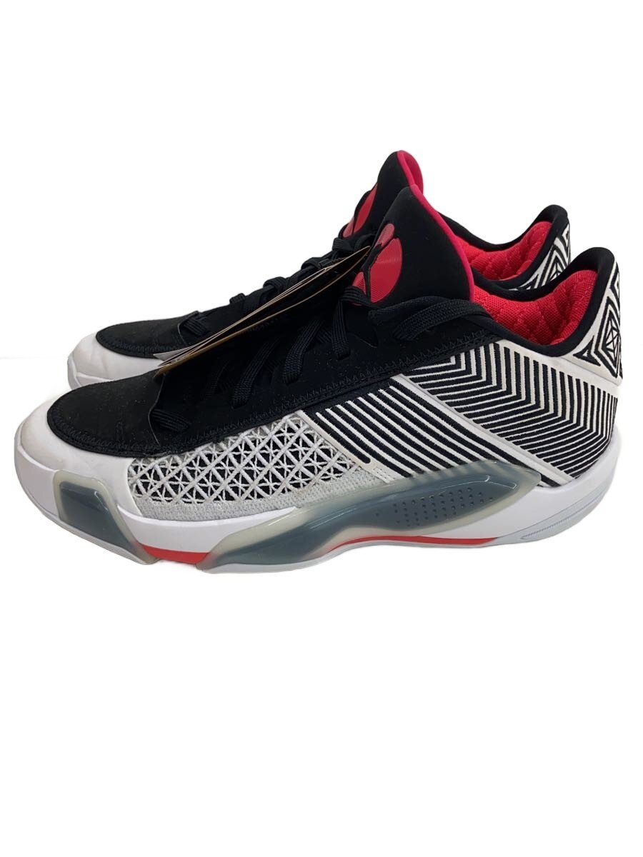 【中古】NIKE◆AIR JORDAN 38 LOW PF_大気圏 ジョーダン 38 置き目 PF/25.5糎/BLK/PVC【シューズ】