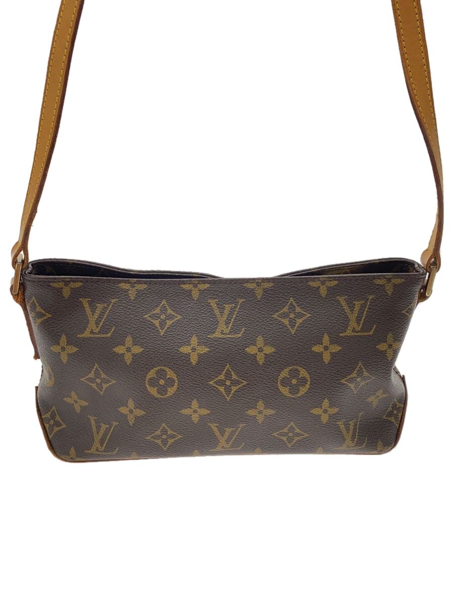 【中古】LOUIS VUITTON◆トローター_モノグラム・帆布_BRW/PVC/BRW【御徒面子】