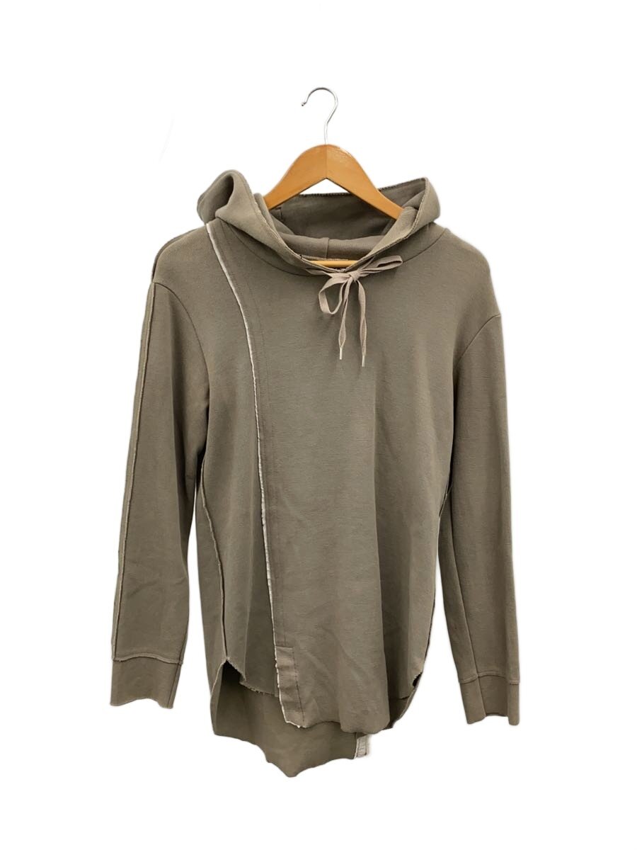 【中古】ASKYY◆ラインパーカー/パーカー/1/コットン/KHK/無地/h15【メンズウェア】｜2ｎｄ STREET 店