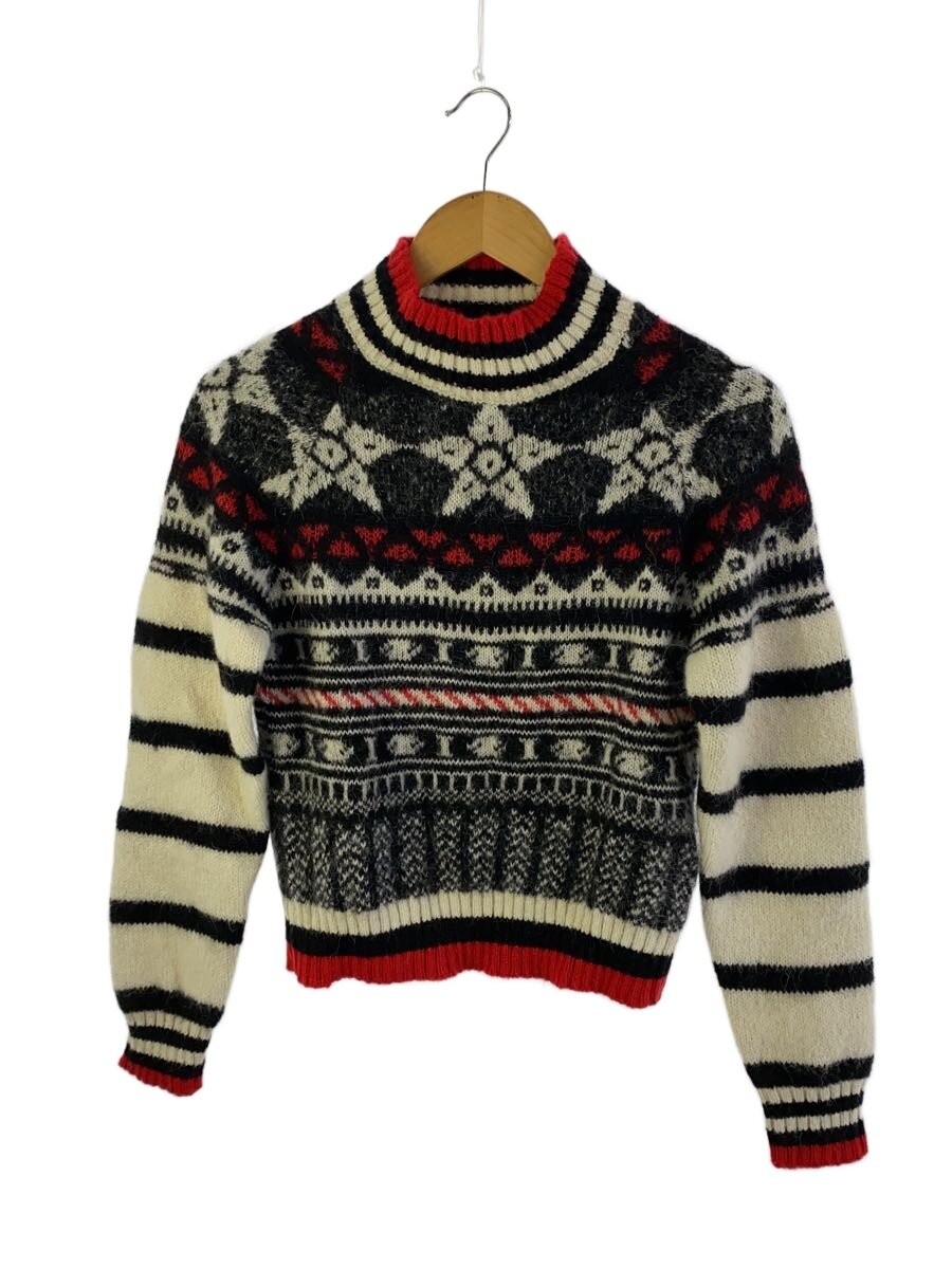 【中古】ERMANNO SCERVINO◆ニット・セーター(厚手)/38/アルパカ/BLK/総柄【レディースウェア】|2nd STREET 店