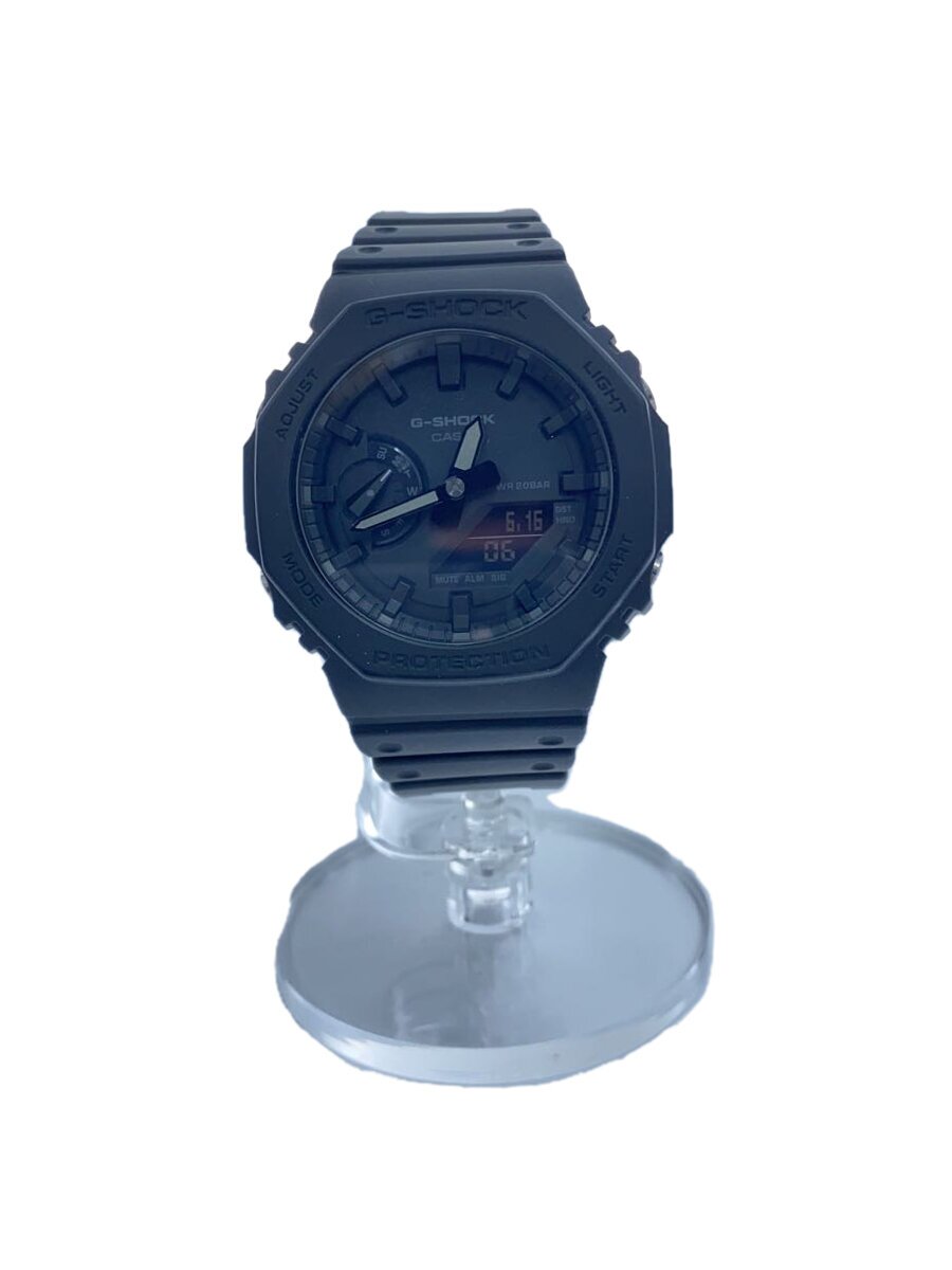 【中古】CASIO◆石英ウオッチ・G-SHOCK/デジアナ/BLK/BLK【服飾雑貨他】