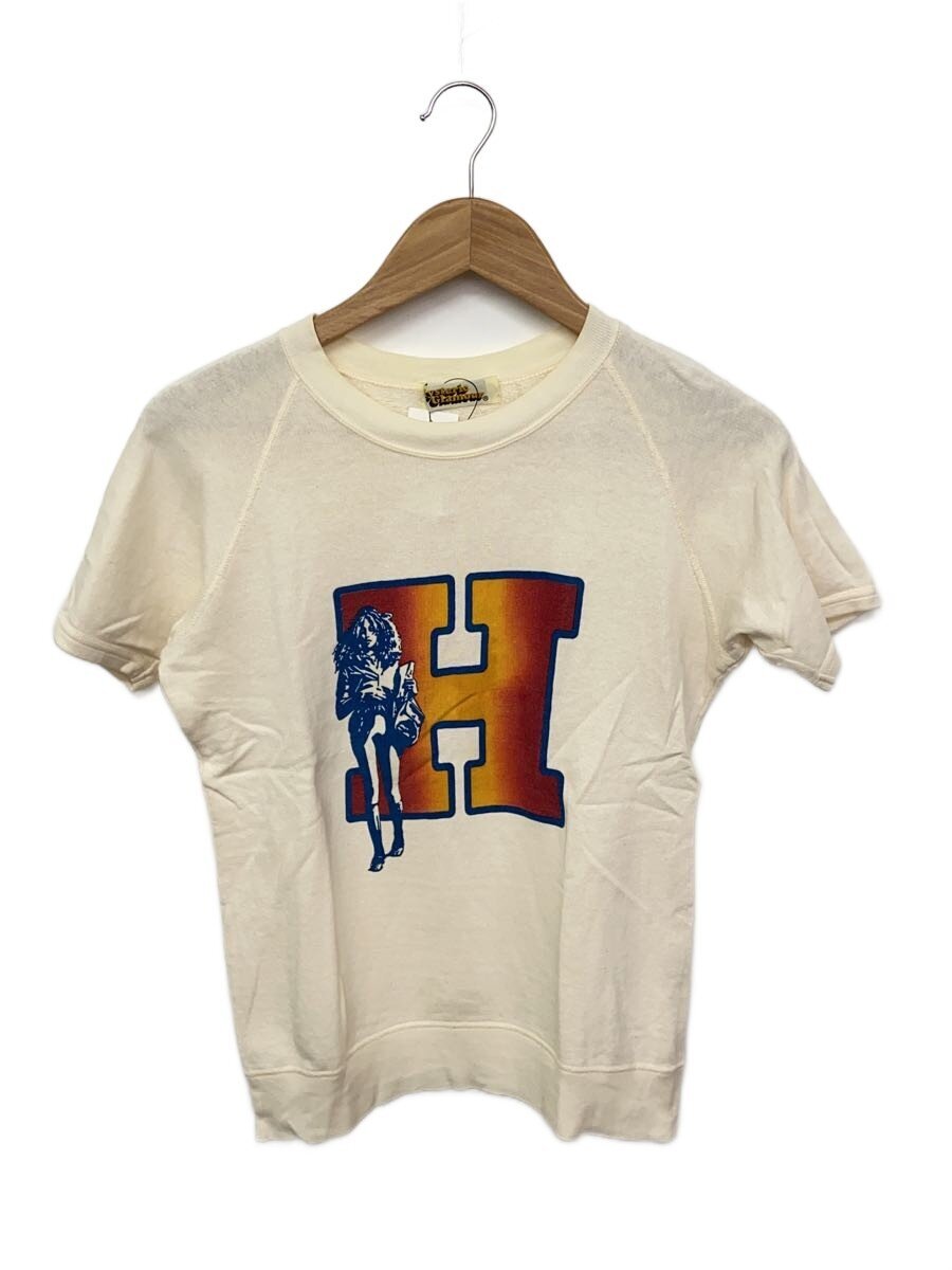 【中古】HYSTERIC GLAMOUR◆半袖カットソー/FREE/綿織物/ベージュ/2CS-4730【レディース御召しもの】