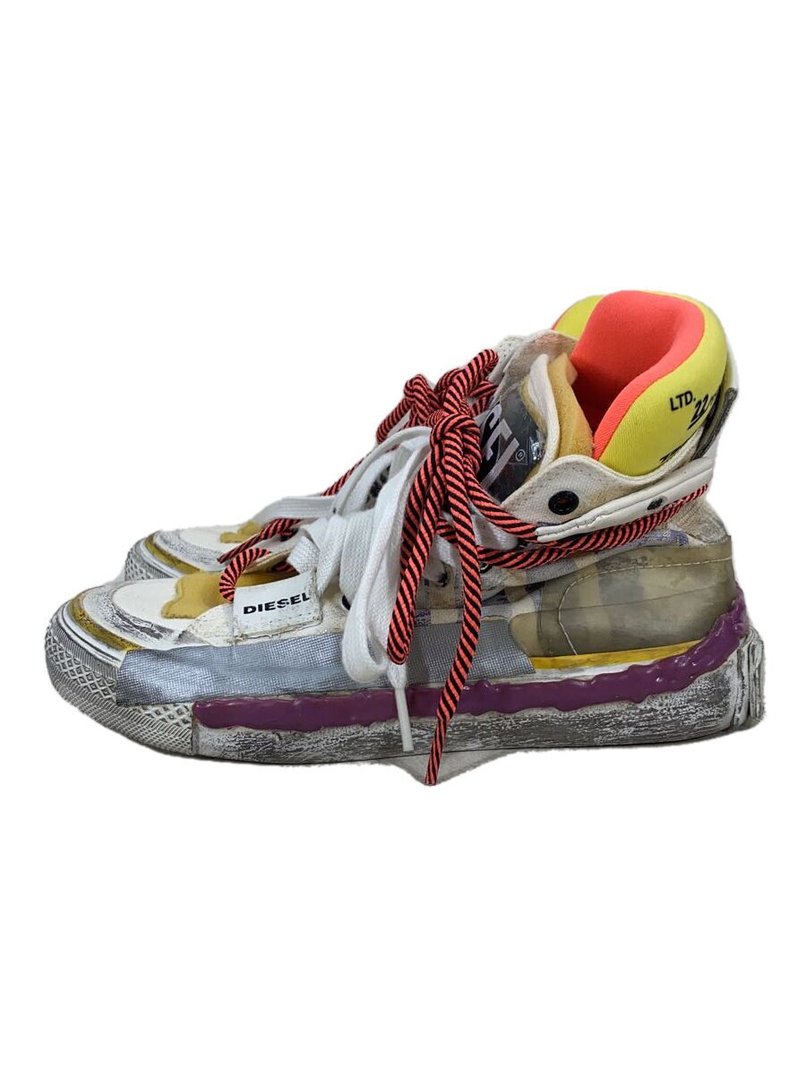 【中古】DIESEL◆ASTICO/ハイカットスニーカー/23糎/マルチ色合い【シューズ】