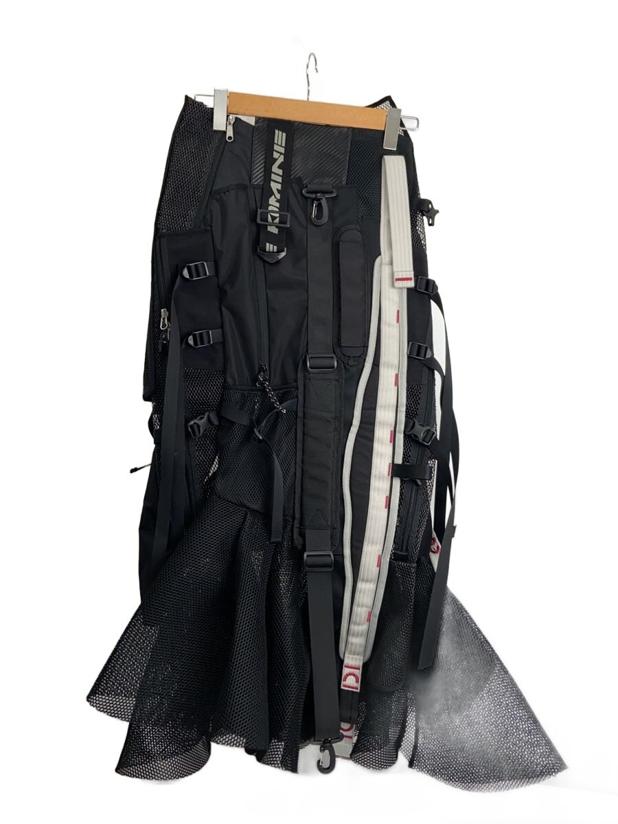 【中古】JUNYA WATANABE COMME des GARCONS◆2025SS/AD2024/ロングスコート/L/ポリエステル/黒いこと/JO-S016/? NULL ?【レディース御召しもの】