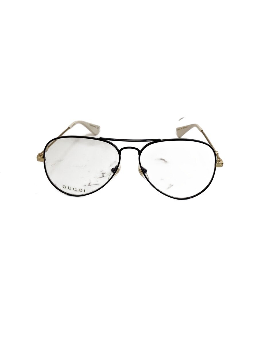 【中古】GUCCI◆眼鏡/ティアドロップ/BLK/CLR/メンズ/GG0515O/LIGHTNESS/バンブルビー【服飾雑貨他】