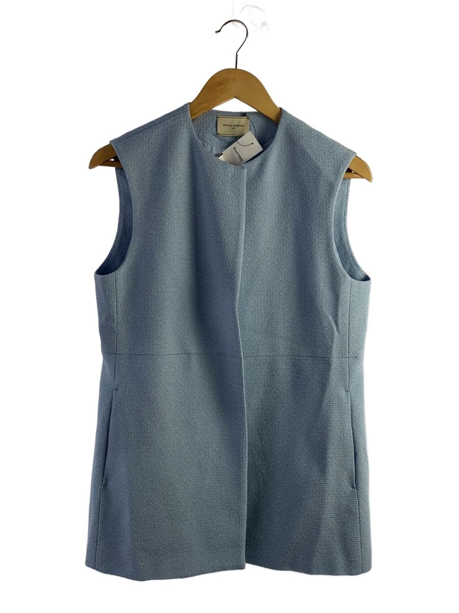 【中古】UNITED ARROWS◆ライトツイードベスト/ポリエステル/BLU/1522-162-5378//【レディースウェア】|2nd STREET 店
