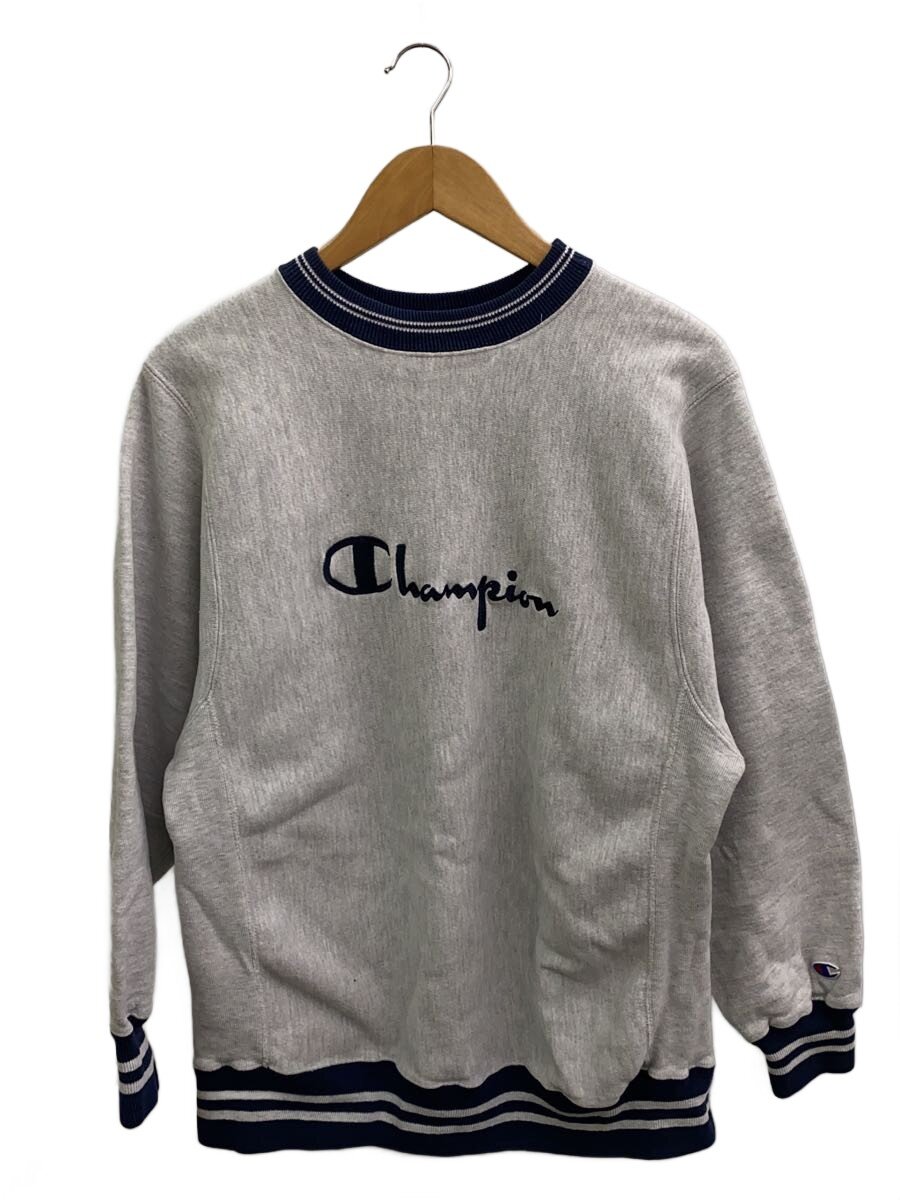 【中古】Champion◆流汗/L/綿織物/GRY/無地【メンズウェア】
