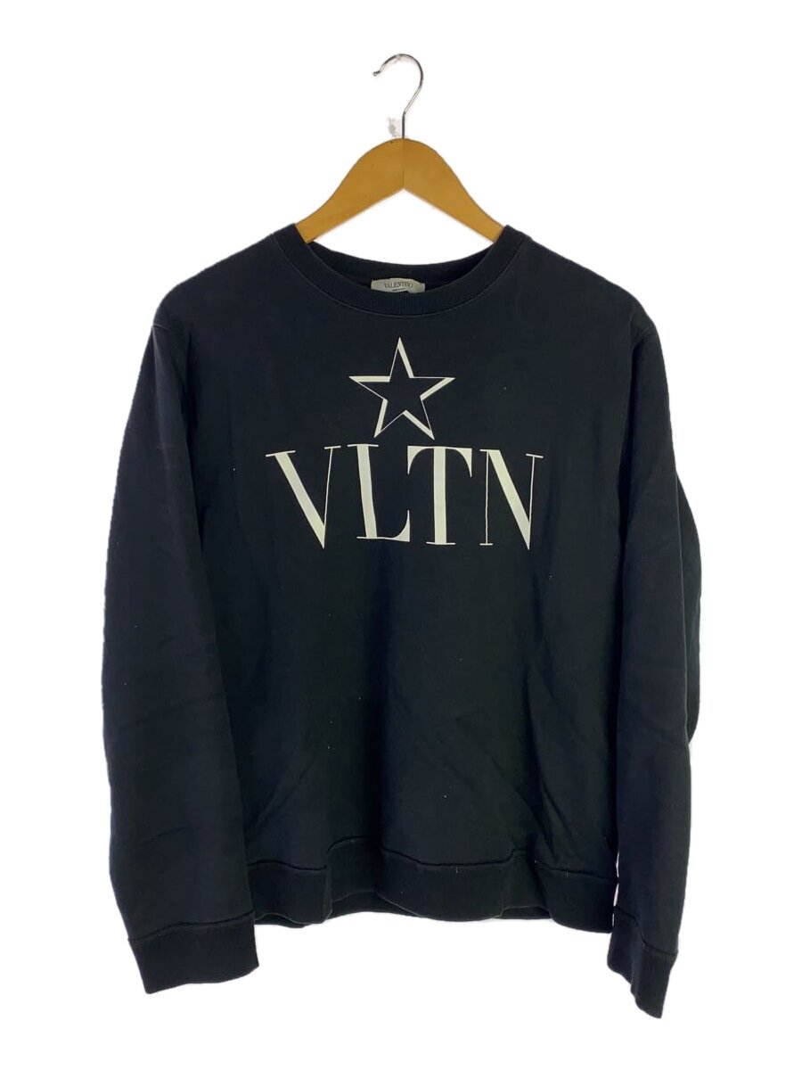 【中古】VALENTINO◆スウェット/M/--/BLK/TV3MF10V63A/色褪せ・首元タグ黄ばみ有り【メンズウェア】|2nd STREET 店