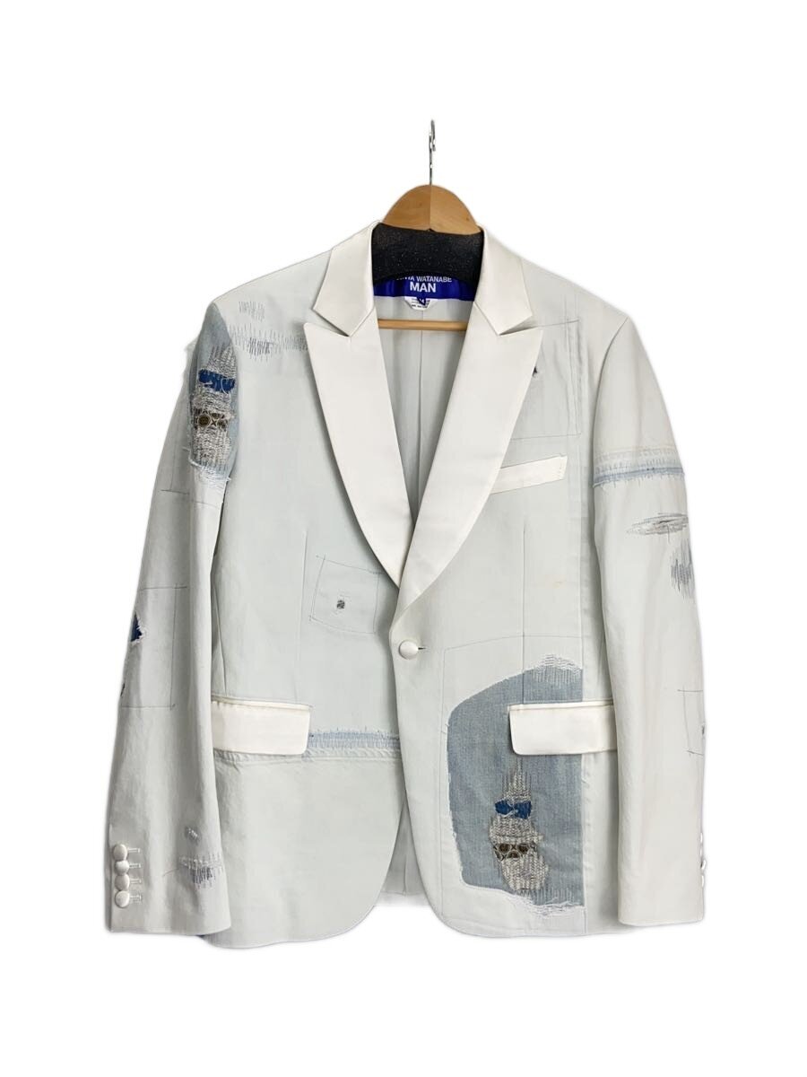 【中古】JUNYA WATANABE COMME des GARCONS MAN◆テーラードジャケット/M/綿織物/IDG/WO-J017//【メンズウェア】