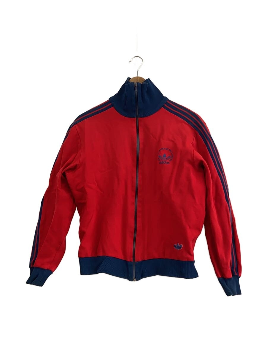 【中古】adidas◆80s/デサント社製/西ドイツ/ジャケット/4/コットン/RED/無地【メンズウェア】|2nd STREET 店