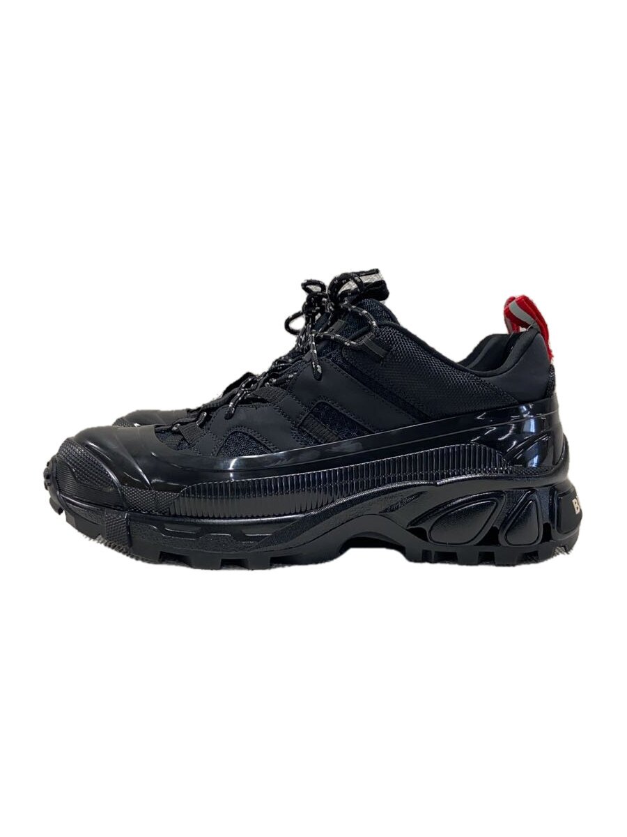 【中古】BURBERRY◆ローカットスニーカー/41/BLK//【シューズ】