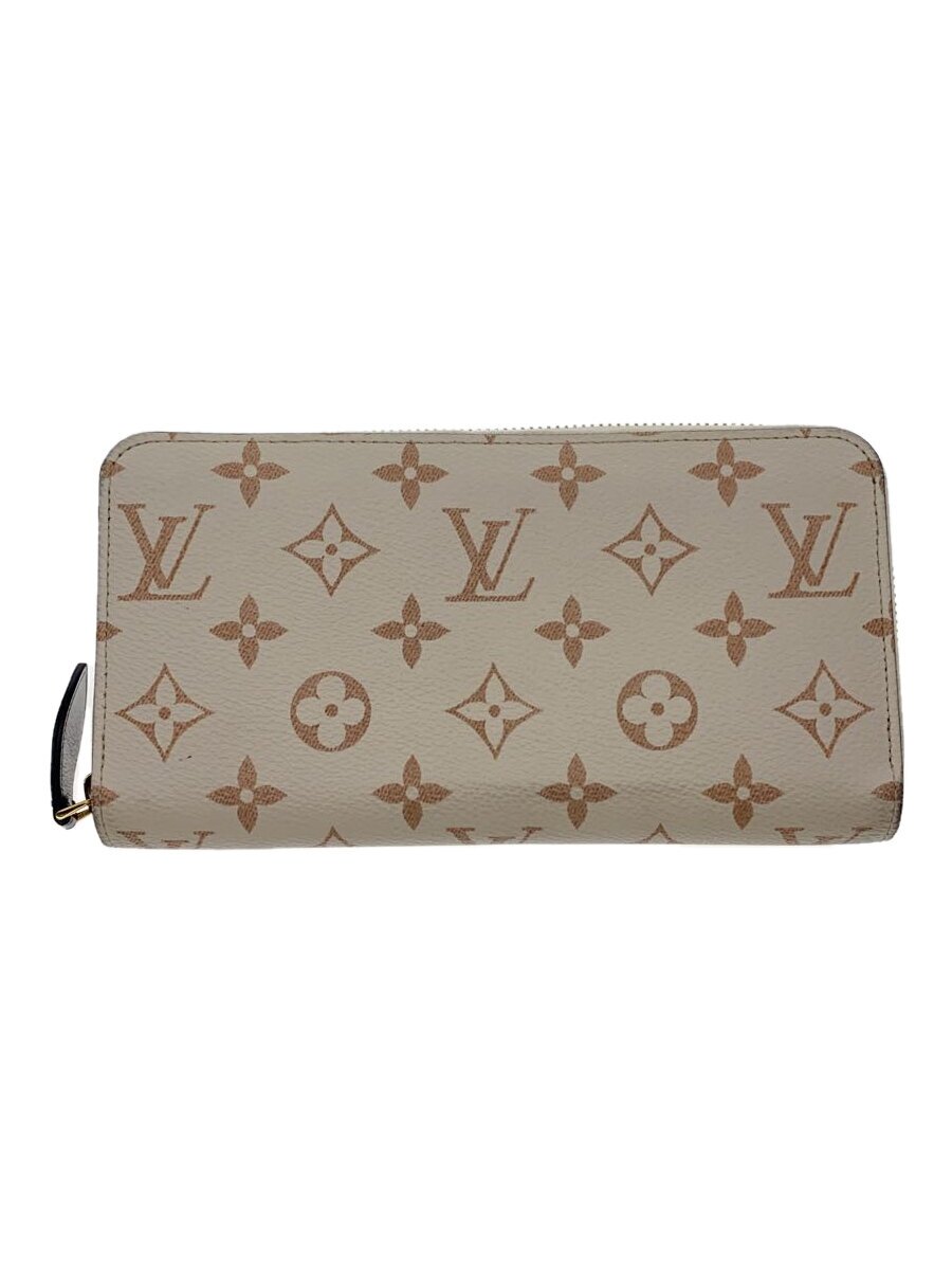 【中古】LOUIS VUITTON◆長札入れ/なめし革/WHT/総柄/レディース/M83093//【服飾雑貨他】