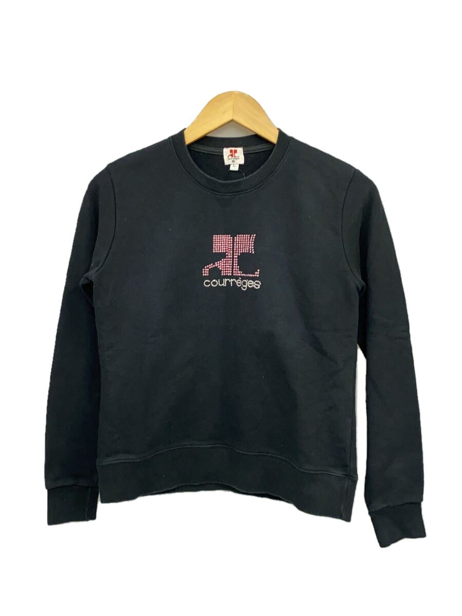 【中古】Courreges◆90s/archive/伝達ルート石ころ/汗水/L/綿織物/BLK【レディース御召しもの】