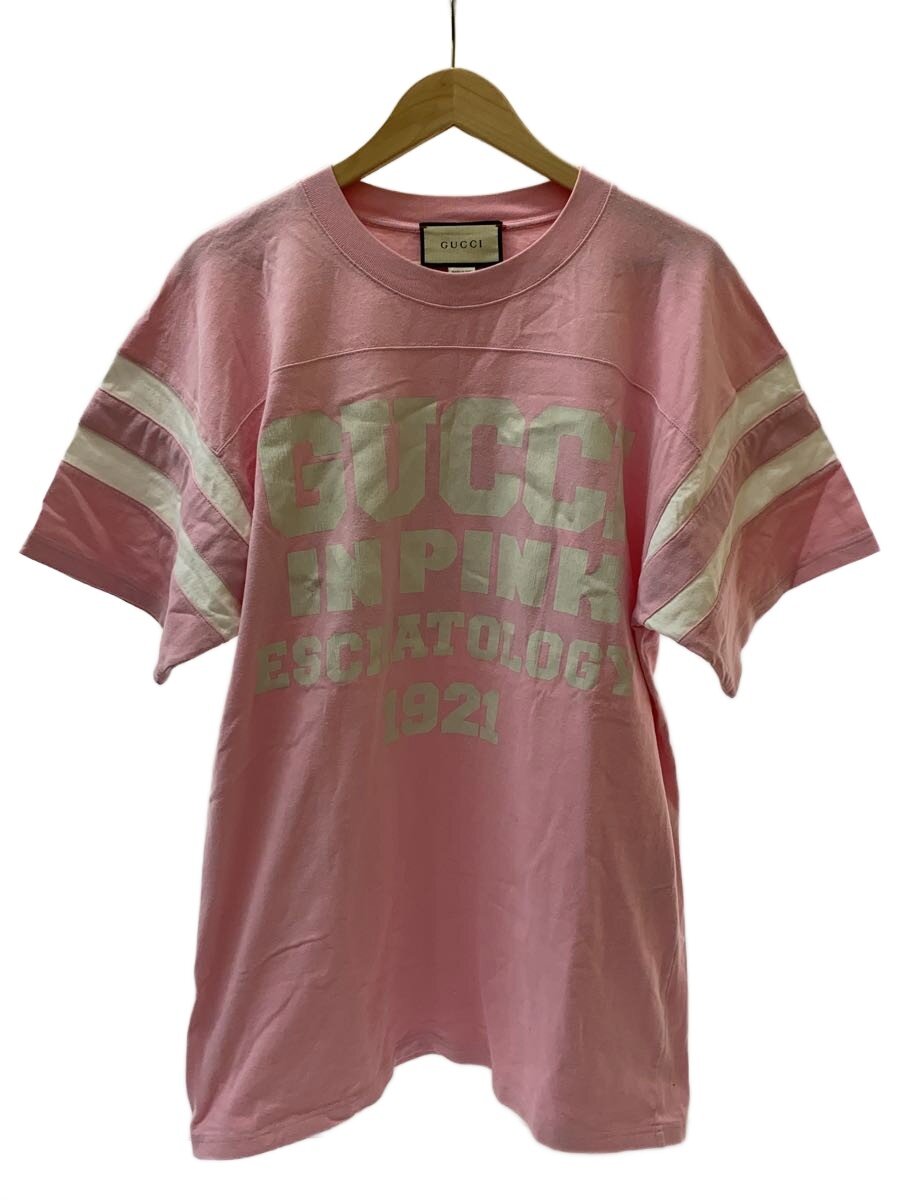 【中古】GUCCI◆Eschatology/プリント/Tシャツ/M/コットン/PNK/655459 XJDLY【メンズウェア】｜2ｎｄ STREET 店