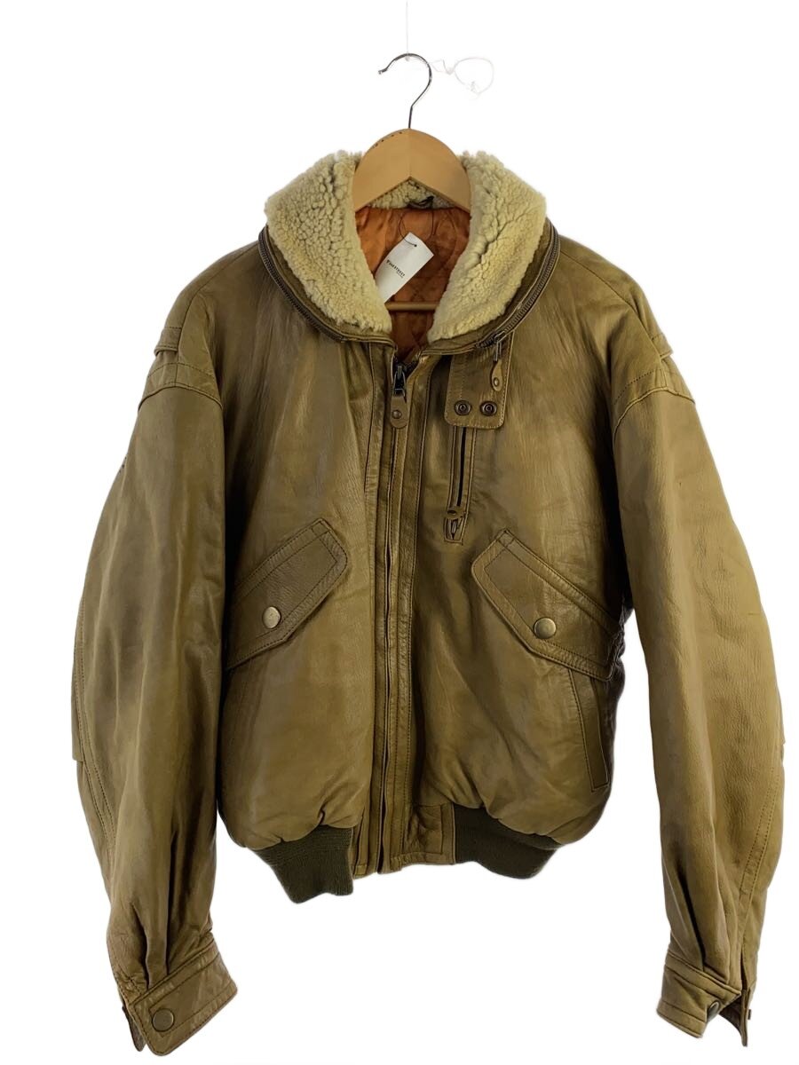 【中古】XING to THE BASIC/レザージャケット・ブルゾン/M/羊革/CRM/無地/17-3131【メンズウェア】|2nd STREET 店