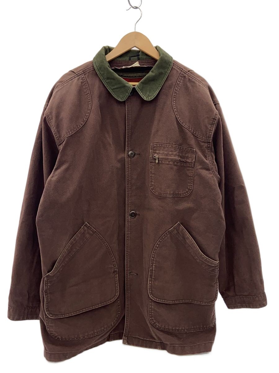 【中古】L.L.Bean◆80s/ラインドライブ付き添い人狩猟上衣/取りまかなうオール/XL/綿織物/BRW/第4名取り草手抜かり【メンズウェア】