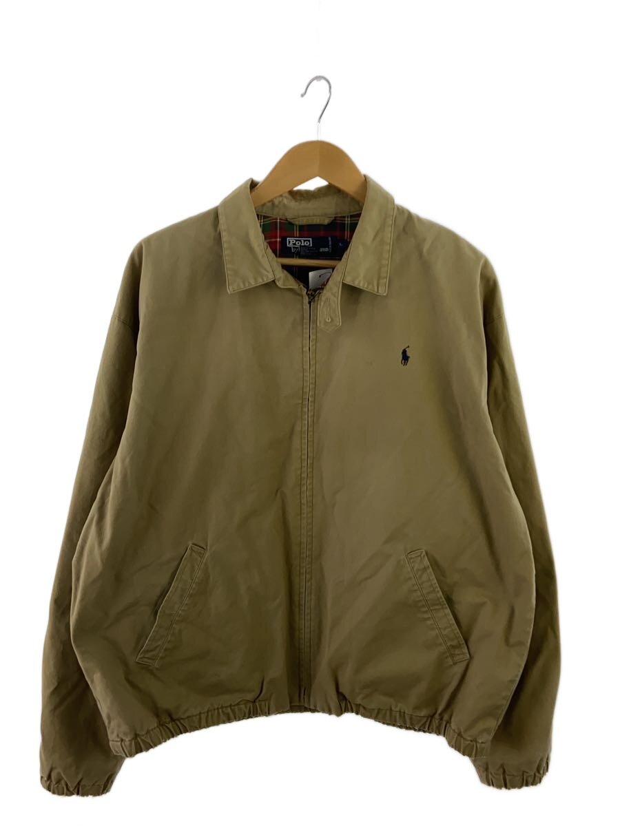 【中古】POLO RALPH LAUREN◆90s/ジャケット/L/コットン/BEG【メンズウェア】|2nd STREET 店