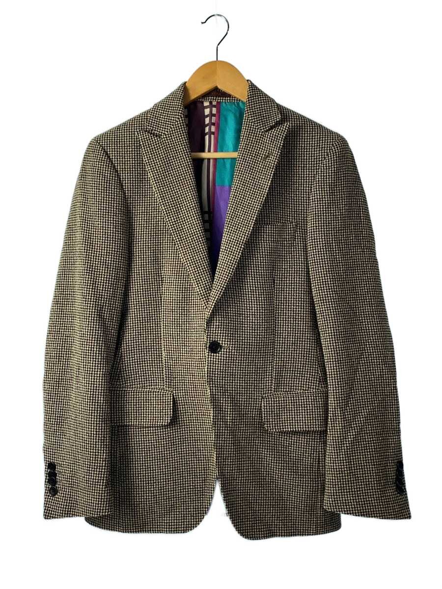 【中古】ETRO◆テーラードジャケット/44/コットン/BRW/千鳥格子【メンズウェア】｜2ｎｄ STREET 店 13,385円