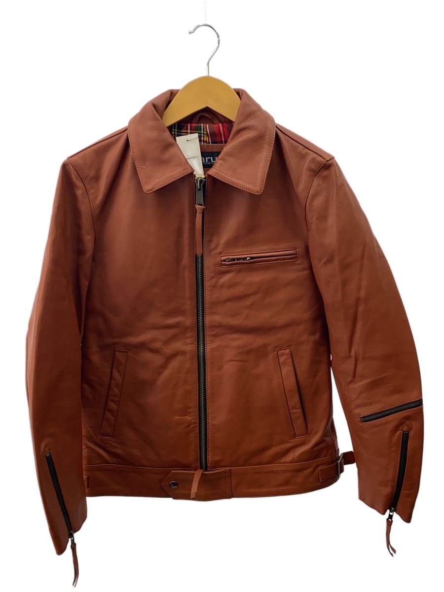 【中古】Haruf◆レザージャケット・ブルゾン/M/牛革/BRW【メンズウェア】|2nd STREET 店