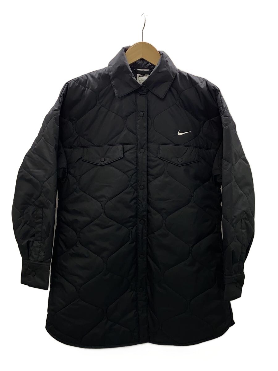 【中古】NIKE◆上衣/XS/ナイロン/BLK/fb8733-010/ESSNTL QULT STD TRCH【レディース御召しもの】