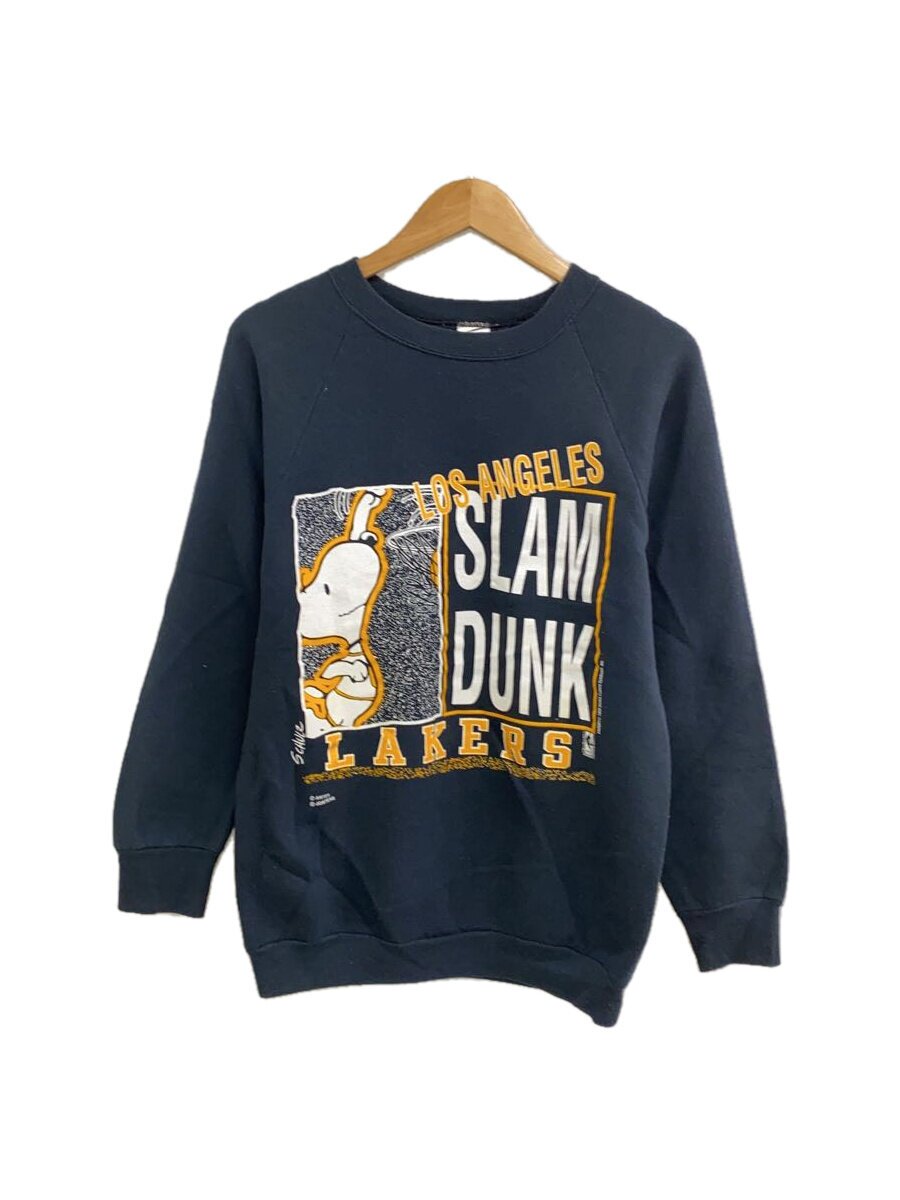 【中古】FRUIT OF THE LOOM◆流汗/M/綿織物/BLK/LAKERS×SNOOPY/総べて的にに毛羽立ち有【メンズウェア】
