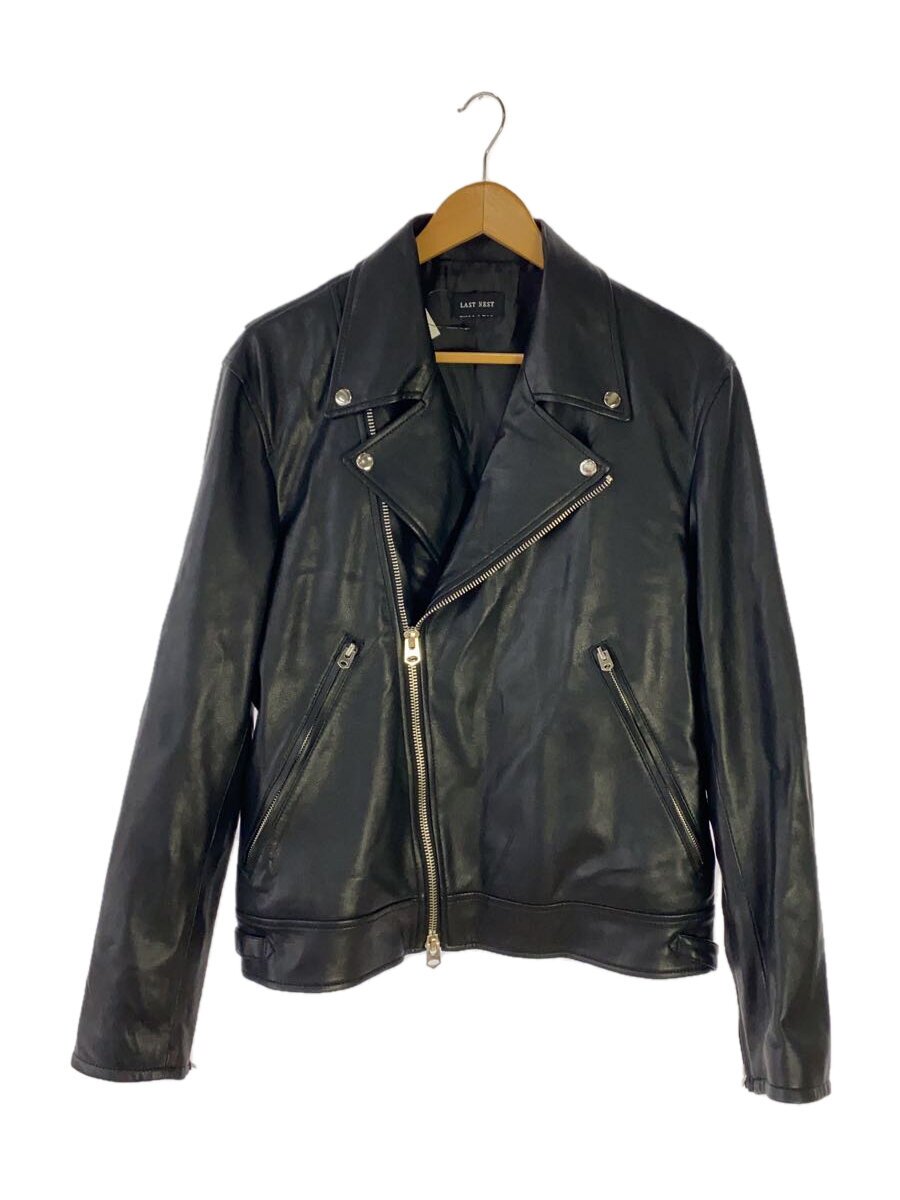 【中古】LAST NEST◆LEATHER ROSE RIDERS JACKEダブルライダースジャケット/ポリエステル/ブラック///【メンズウェア】｜2ｎｄ STREET 店