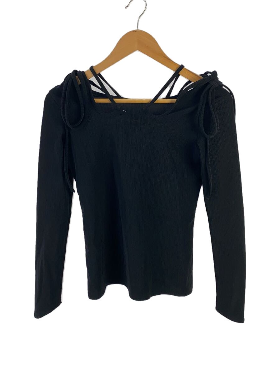【中古】MURRAL◆IVY LONG SLEEVE TOP/1/ナイロン/BLK/無地/232080304【レディース御召しもの】