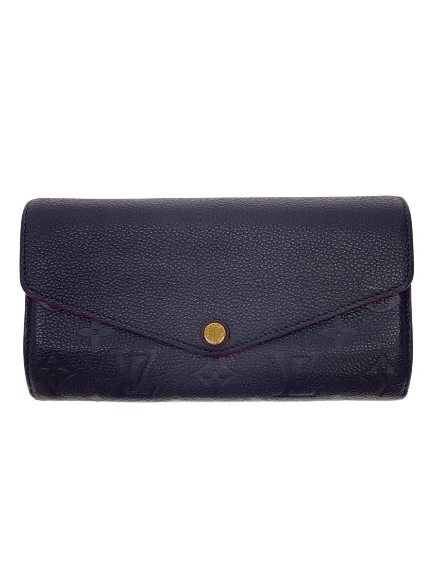 【中古】LOUIS VUITTON◆ポルト・フォイユ・サラ_モノグラム・アンプラント/牛革/NVY/レディース【服飾雑貨他】|2nd STREET 店