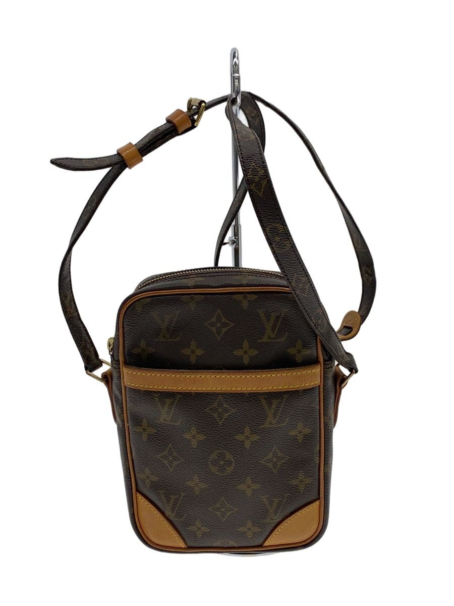 【中古】LOUIS VUITTON◆2)ダヌーブ_モノグラム・帆布_BRW/PVC/BRW【御徒面子】