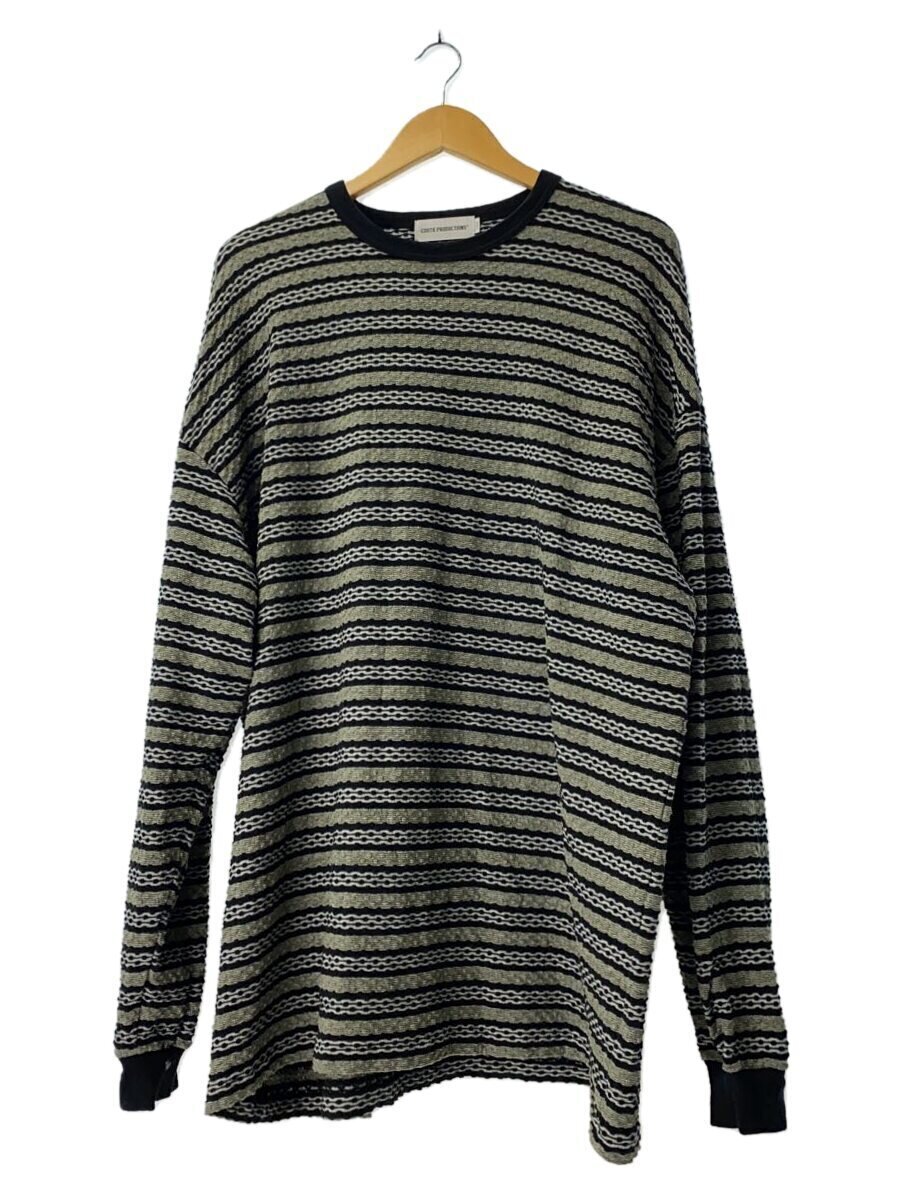 【中古】COOTIE◆長袖Tシャツ/L/コットン/GRN/ボーダー/CTE-25S320【メンズウェア】｜2ｎｄ STREET 店