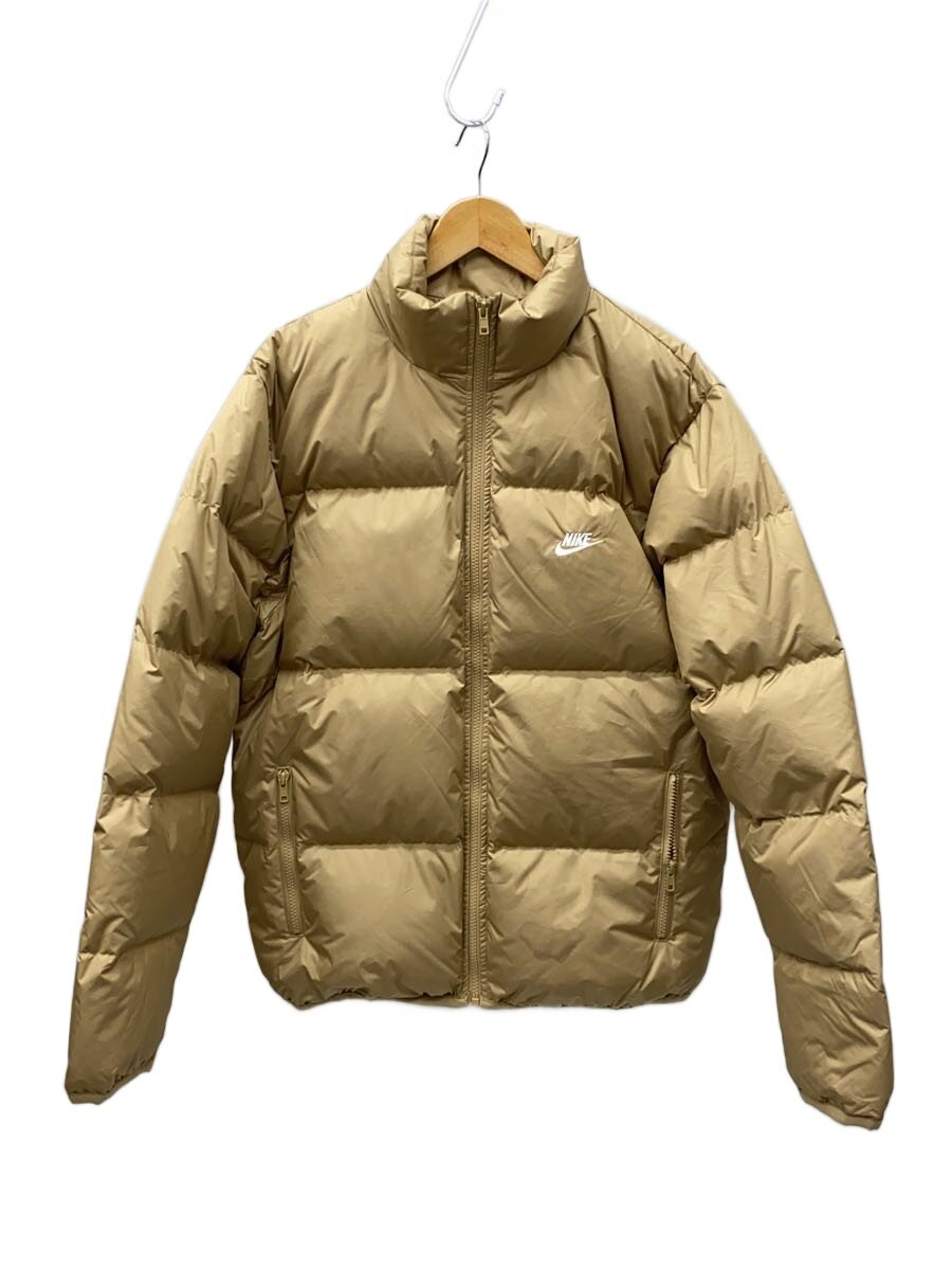 【中古】NIKE◆落ちこむ上衣/S/ポリエステル/BEG/無地/IB2976-297【メンズウェア】