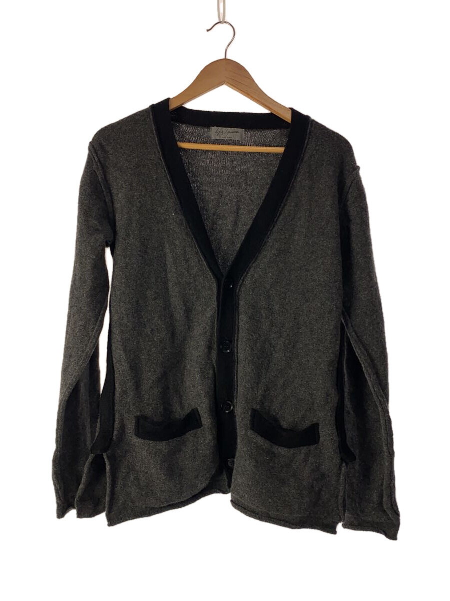 【中古】yohji yamamoto POUR HOMME◆ジレー(朦々たる)/3/羊毛/GRY//【メンズウェア】