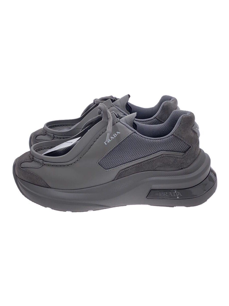【中古】PRADA◆ローカットスニーカー/US8/GRY/2EG424【シューズ】