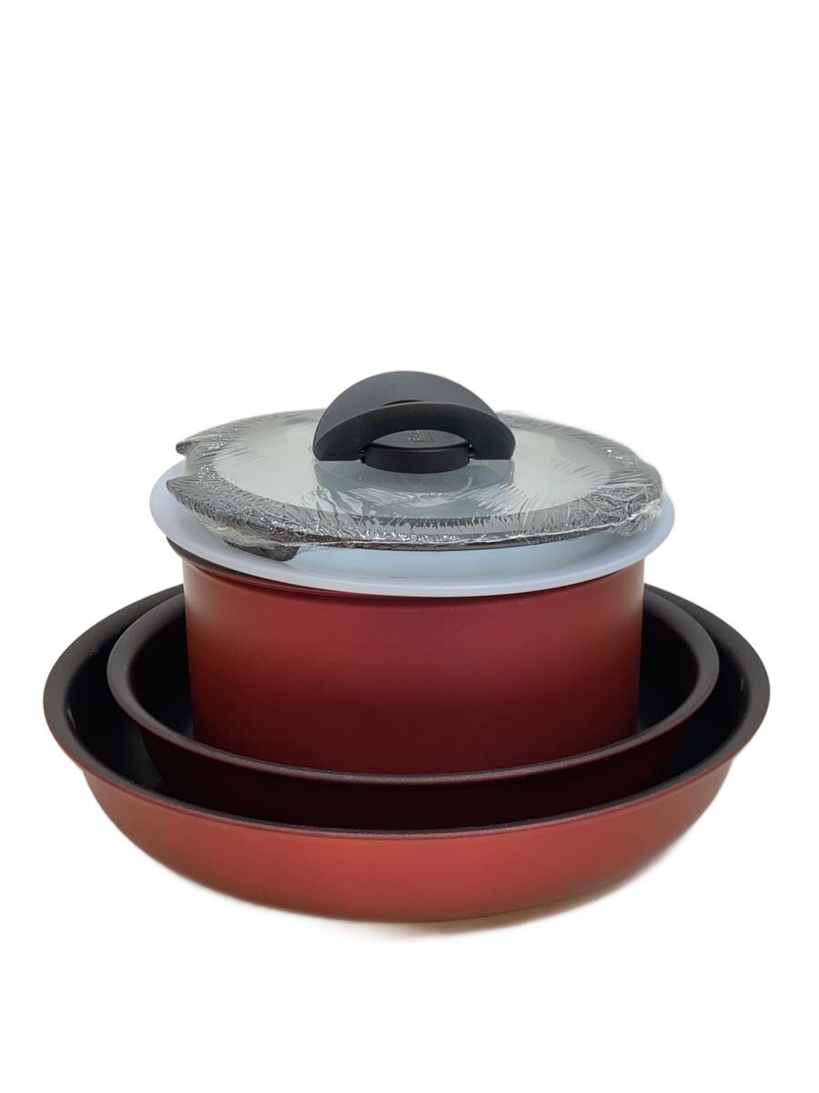 【中古】T-fal◆フライパン/RED/L66391【キッチン用品】